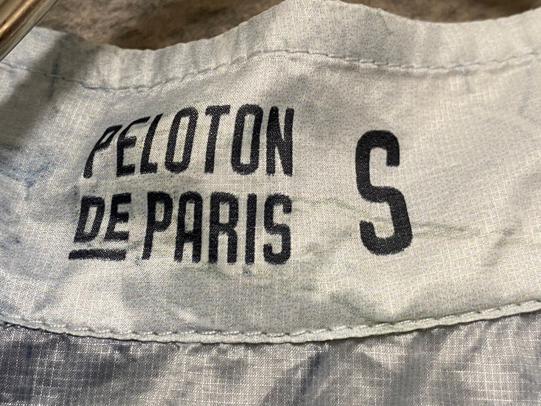 JO993 プロトンドパリ  PELOTON DE PARIS ジレ サイクルベスト 水 総柄 S