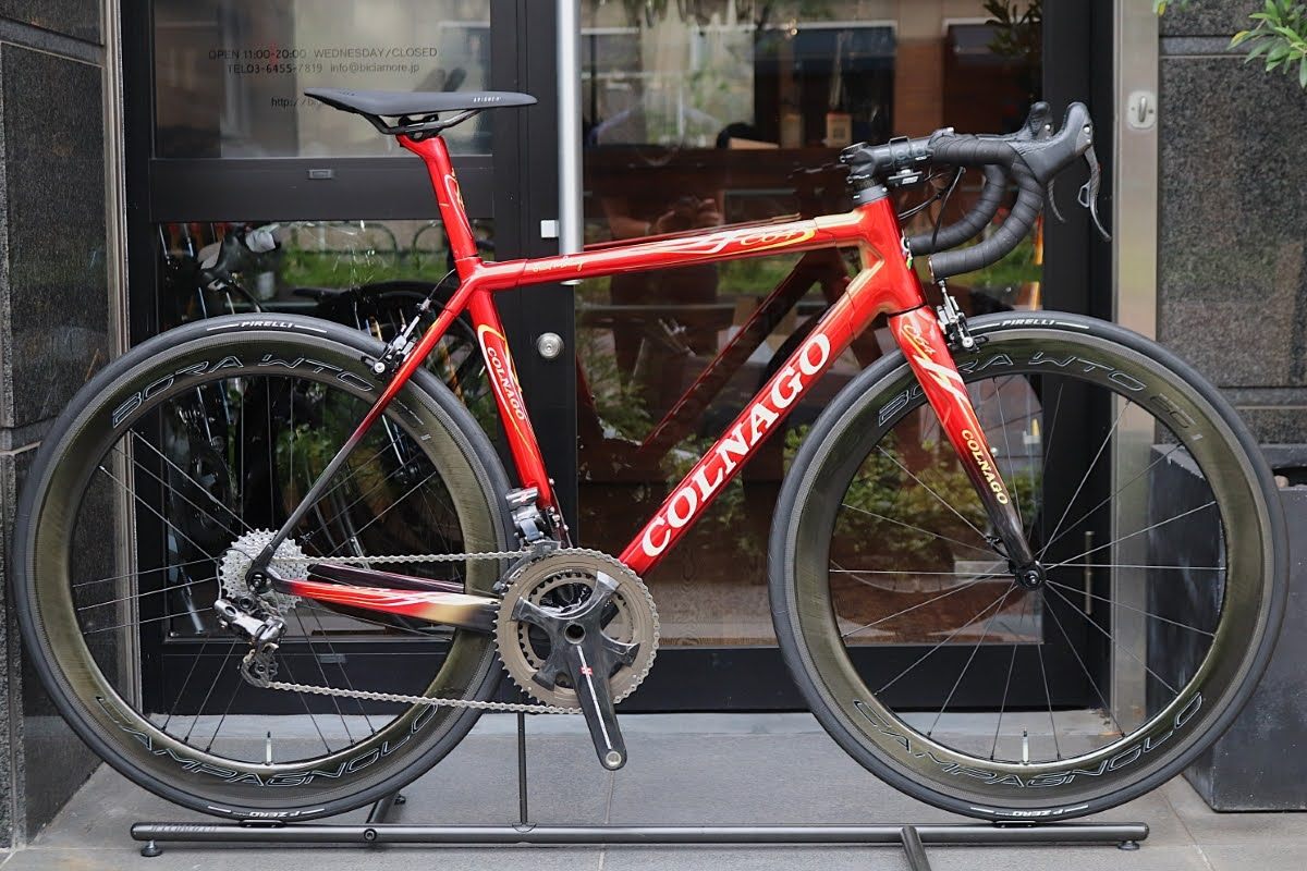 COLNAGO/コルナゴ フルカーボンロードバイク EPS AMOR/ゴールド 2009/Dura-Ace 10s/FULCRUM RACING ZERO/Size 530 § 59534-1 COLNAGO 「コルナゴ」 C-RS ULTEGRA 2018年モデル ロードバイク