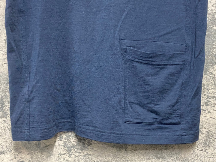KI190 ラファ Rapha MERINO POLO 半袖 ポロシャツ ネイビー M