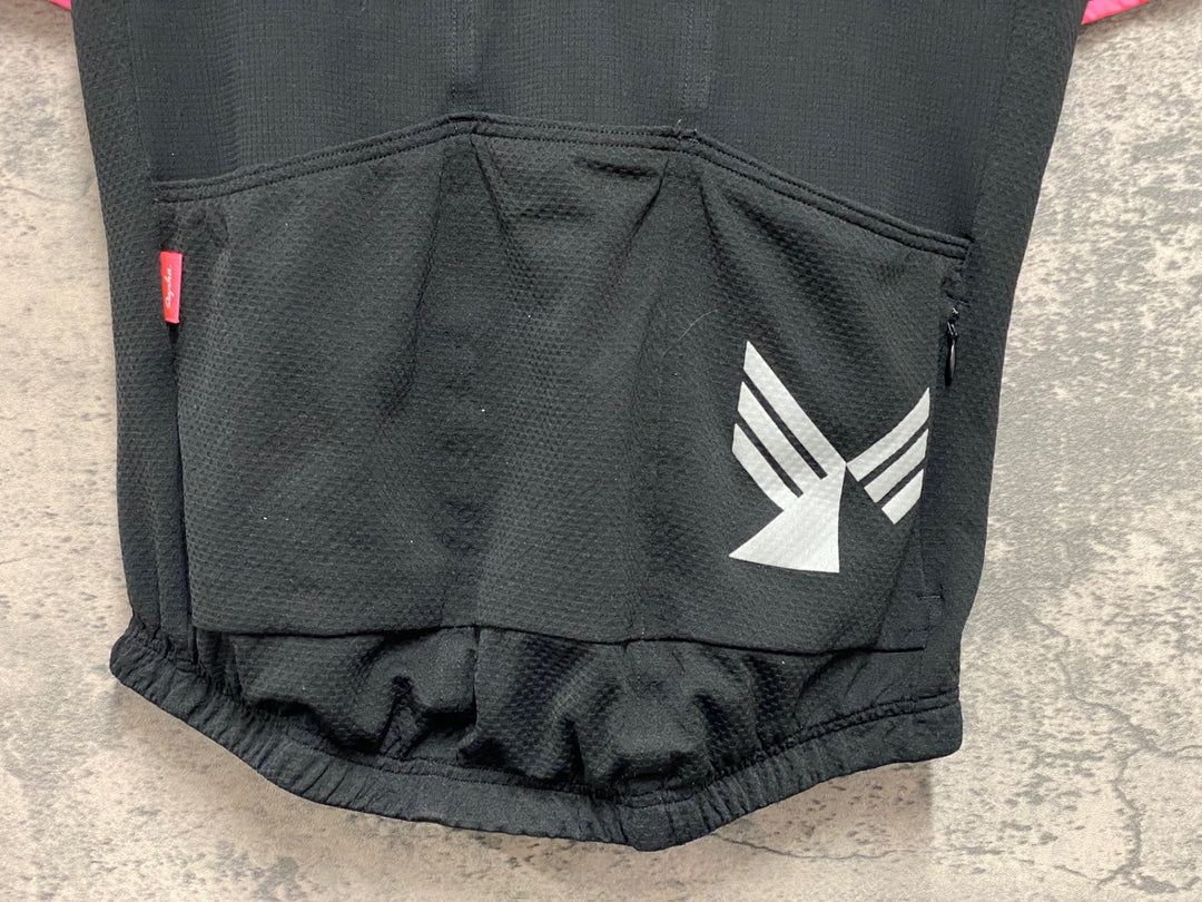 JV265 ラファ Rapha SUPER LIGHTWEIGHT JERSEY 半袖 サイクルジャージ 黒 M Los Angeles