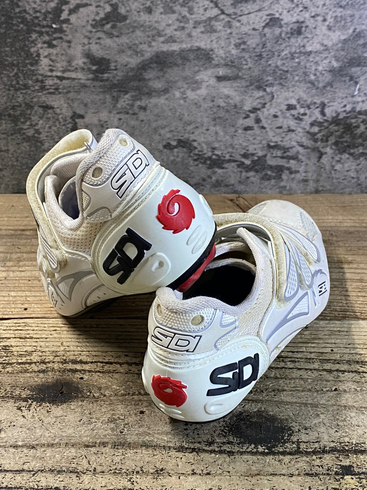 JU551 シディ SIDI SCARPE ZEPHYR WOMAN ビンディングシューズ 白 37 1/2