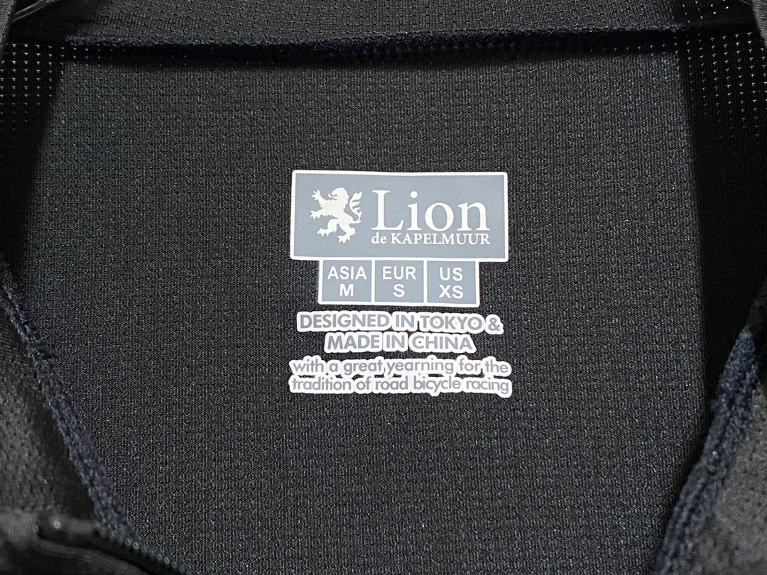 KM245 リオンドカペルミュール Lion de KAPELMUUR 半袖 サイクルジャージ 黒 ASIA M