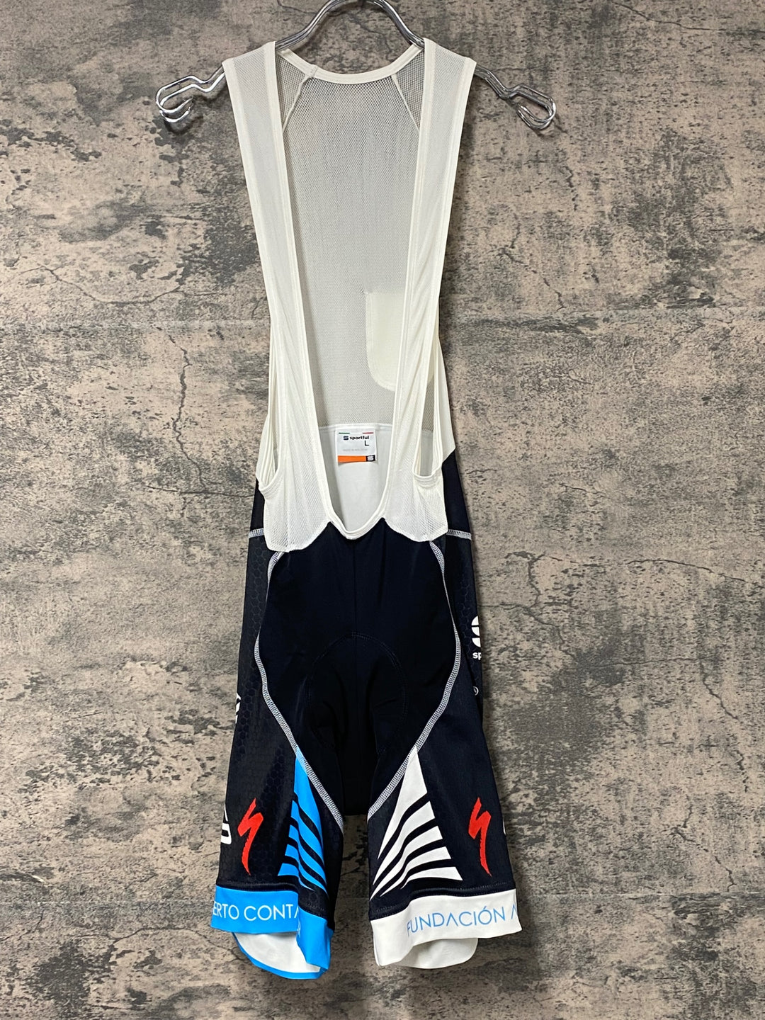 KJ854 スポーツフル sportful スペシャライズド SPECIALIZED ビブショーツ 黒 L ほつれ