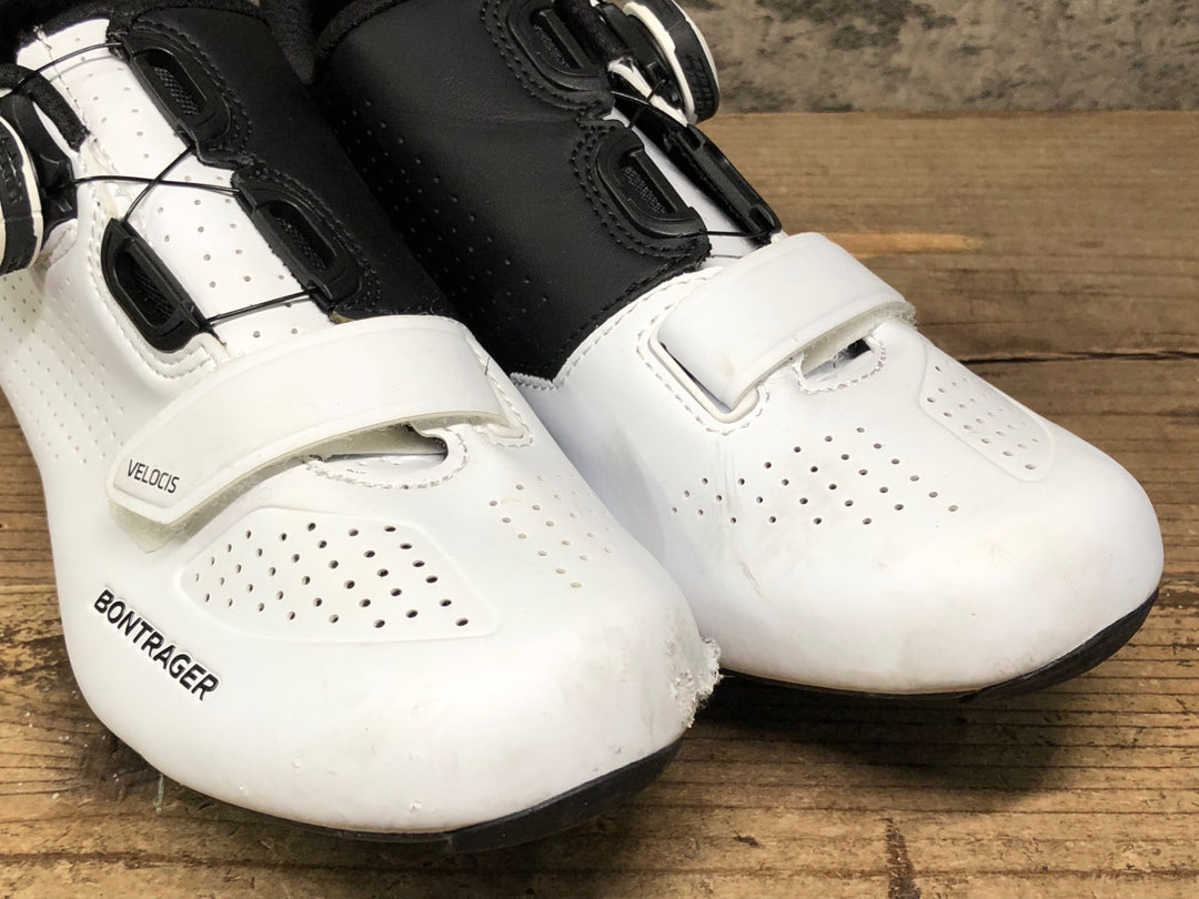 JM547 ボントレガー BONTRAGER ヴェロシス VELOCIS ビンディングシューズ 3穴 BOA 白 EU37 レディース