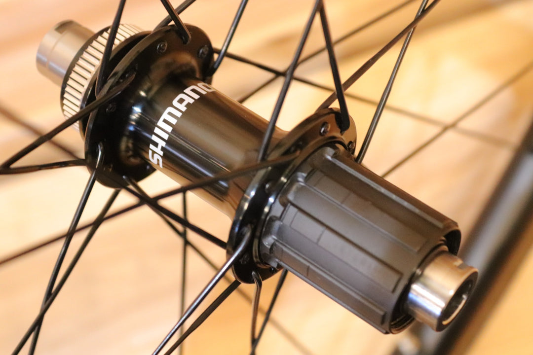 状態良好 シマノ SHIMANO WH-RS710-C32-TL DISC シマノ 11S/12S 21C カーボン チューブレス ディスク ロードバイク ホイールセット 【広島店】