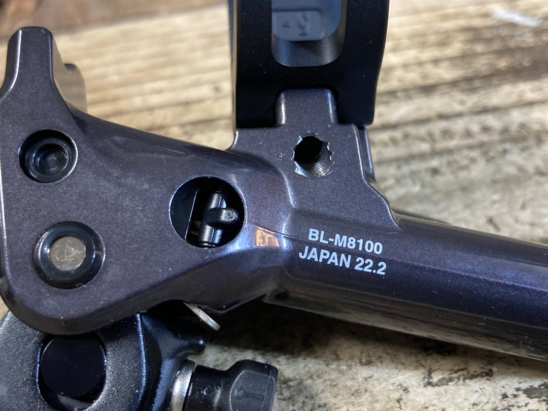 JO145 シマノ SHIMANO デオーレ DEORE XT BL-M8100 BR-M8120 油圧式ブレーキレバー 左右ブレーキキャリパーセット