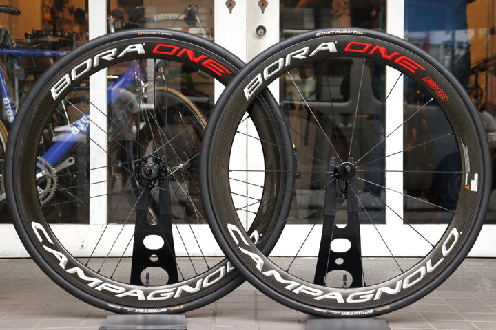 カンパニョーロ Campagnolo ボーラワン BORA ONE 50 カーボン チューブラー ホイールセット シマノ11S/12S 【横浜店】