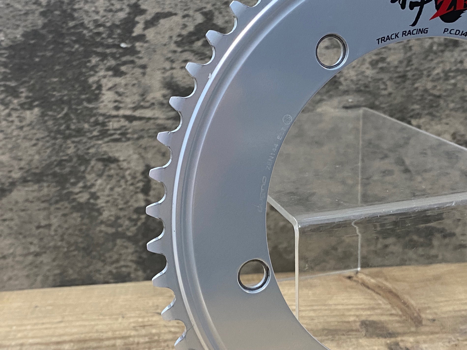 KH565 スギノ SUGINO 禅 ZEN チェーンリング シルバー 52T PCD144mm 厚