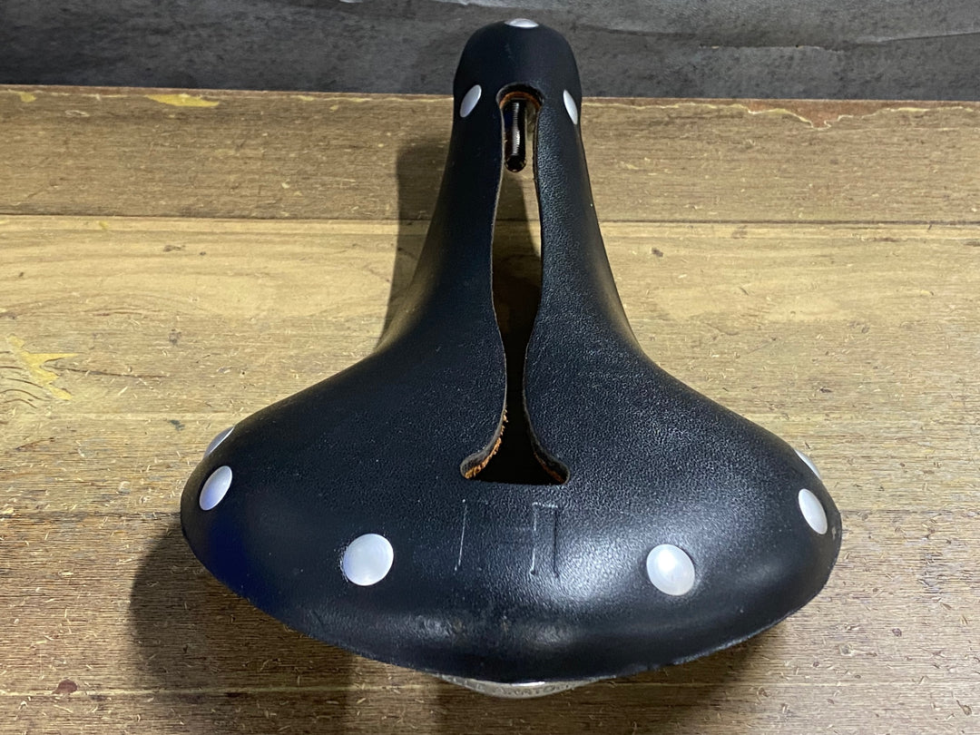 KN665 セラアナトミカ SELLE ANATOMICA H2 レザー サドル 黒 カーボンレール Stainless Steel Tubeレール付属