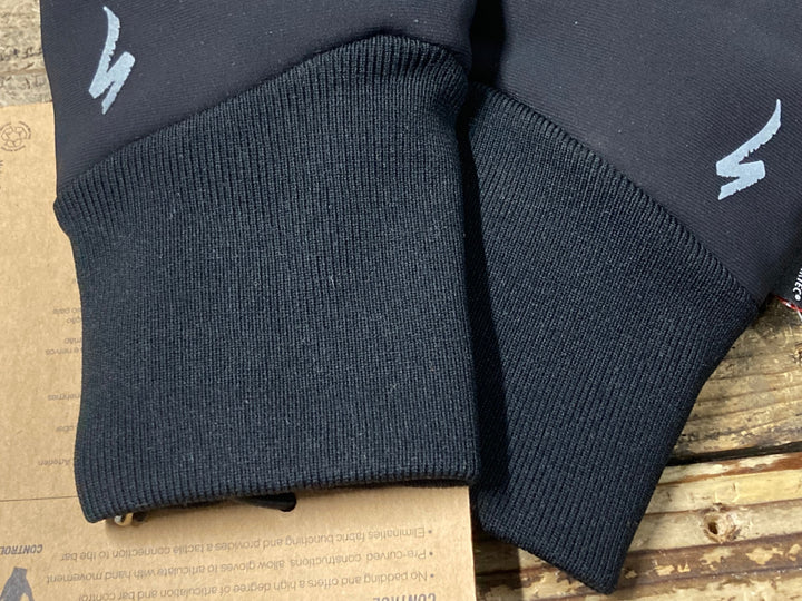 JV595 スペシャライズド SPECIALIZED SOFTSHELL DEEP WINTER 長指 グローブ 黒 S 裏起毛