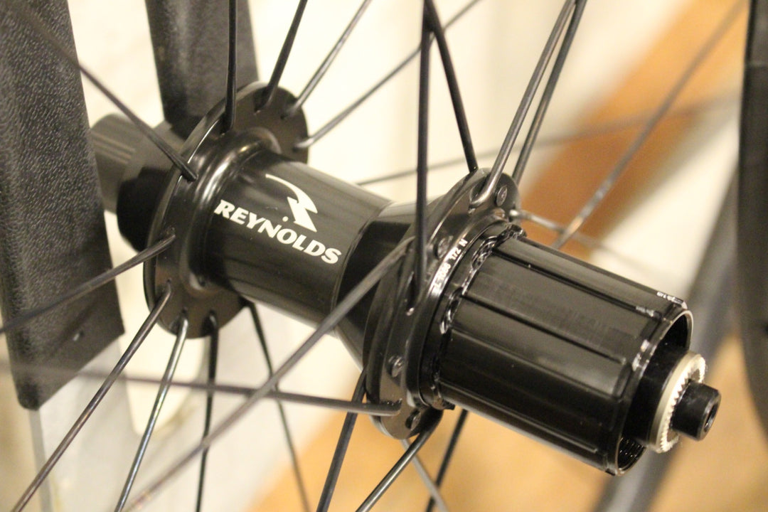 レイノルズ REYNOLDS KOM カーボン チューブラー ホイールセット シマノ10S 【福岡店】