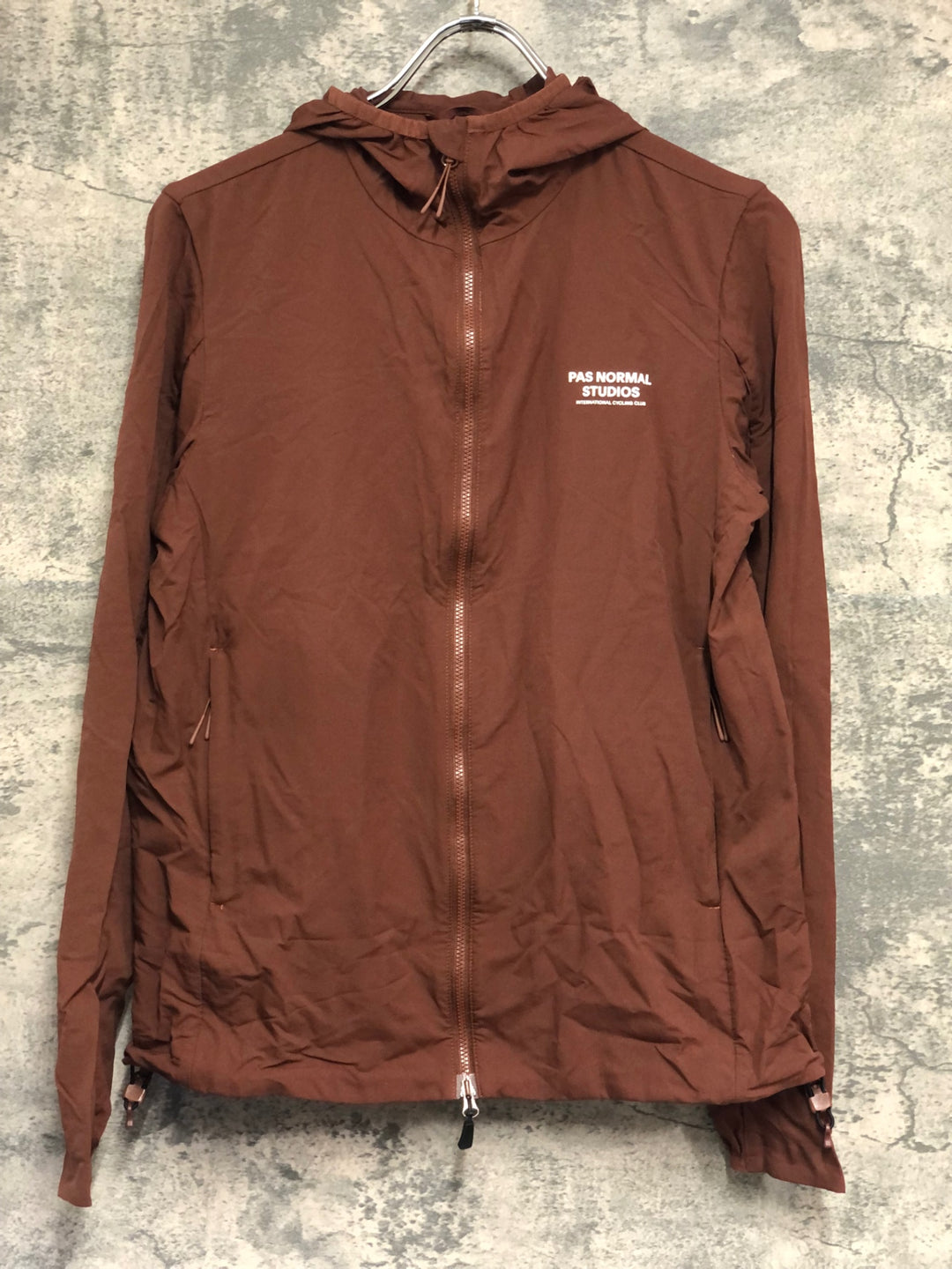 JZ670 パスノーマルスタジオ PAS NORMAL STUDIOS Men's Off-Race Stow Away Jacket 長袖 サイクルジャケット 茶 XS