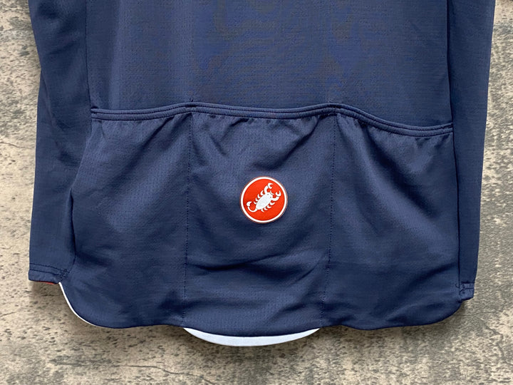 KG670 カステリ CASTELLI 半袖 サイクルジャージ グレー M