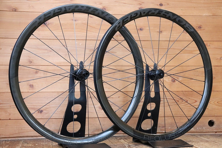 ボントレガー BONTRAGER アイオロス AEOLUS RSL 37 カーボン チューブレスレディ ホイールセット シマノ 11S/12S 【芦屋店】