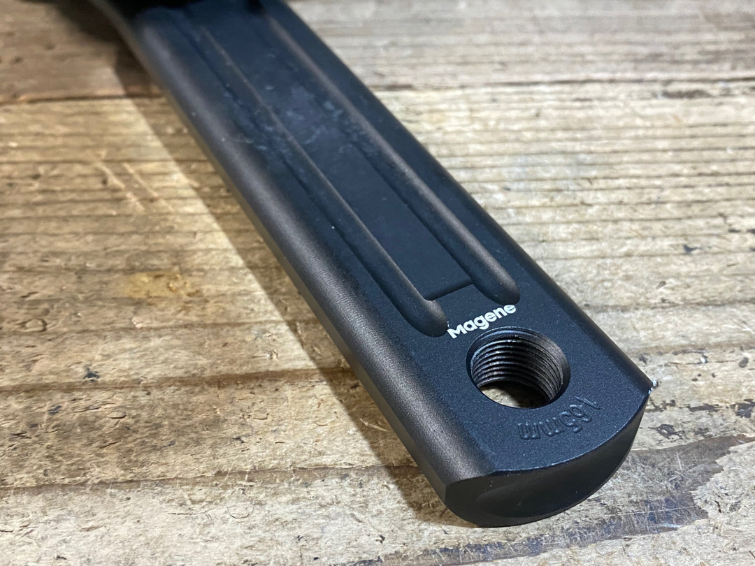 JZ687 マージーン MAGENE PES P505 クランク パワーメーター 165mm 通電確認済 充電ケーブル被覆に破れあり
