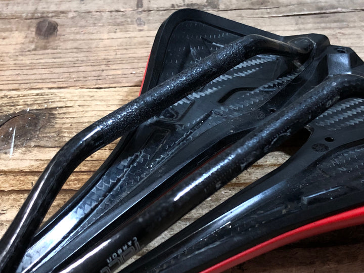 KH492 スペシャライズド SPECIALIZED S-WORKS POWER CARBON サドル 赤 factCARBON レール 155mm