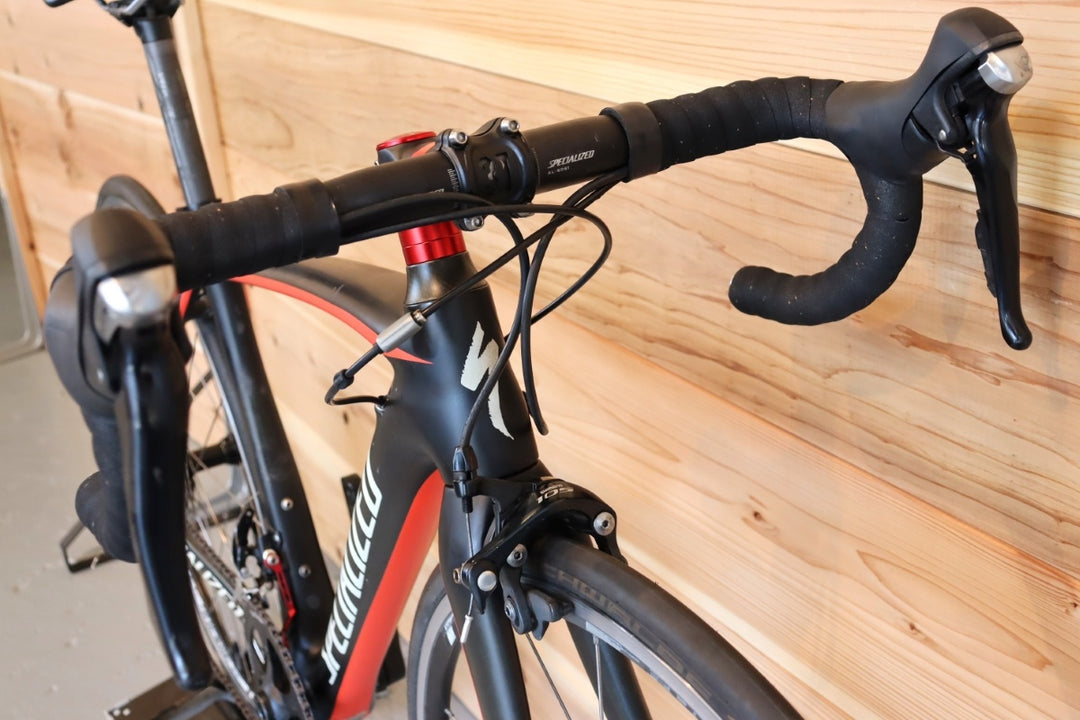 スペシャライズド SPECIALIZED ターマック エリート TARMAC ELITE 2015モデル 49サイズ シマノ 105 5800MIX 11S カーボン リムブレーキ ロードバイク 【千葉店】
