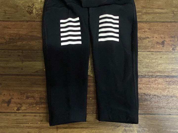 JV382 ラファ Rapha MEN'S PRO TEAM WINTER TIGHTS WITH PAD Ⅱ ビブタイツ 黒 S 裏起毛