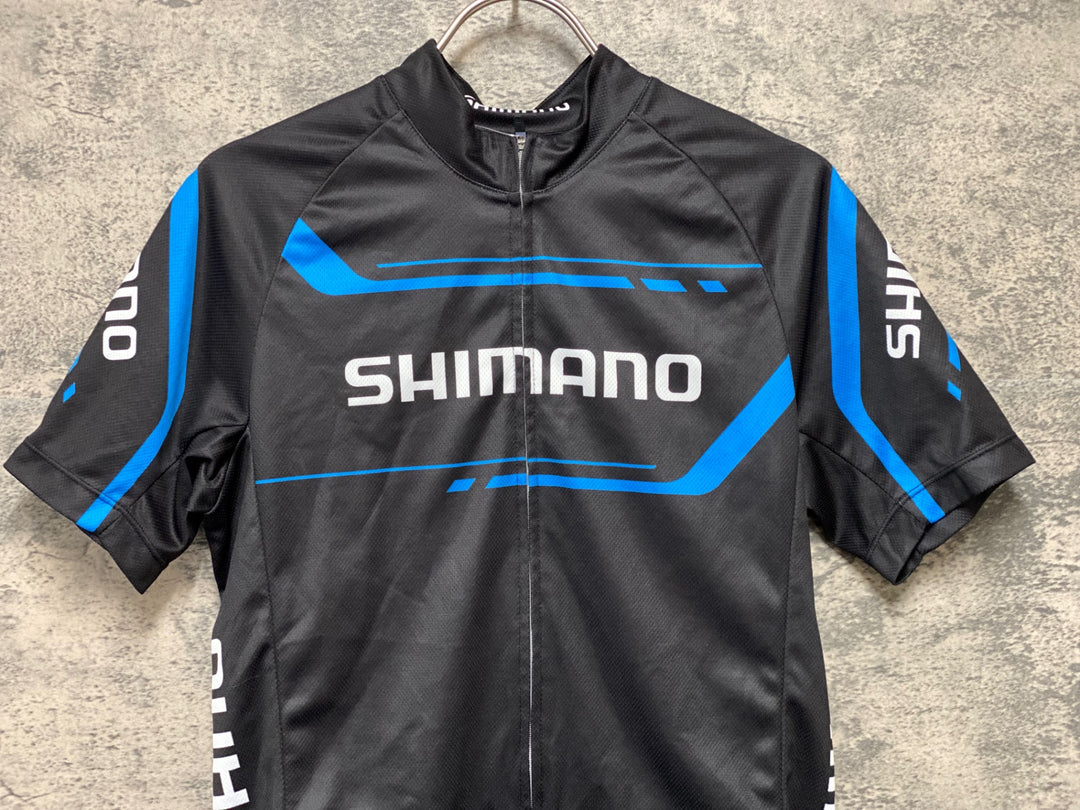 KI219 シマノ SHIMANO 半袖 サイクルジャージ 黒 L