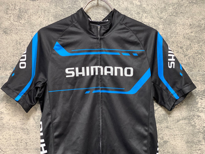 KI219 シマノ SHIMANO 半袖 サイクルジャージ 黒 L