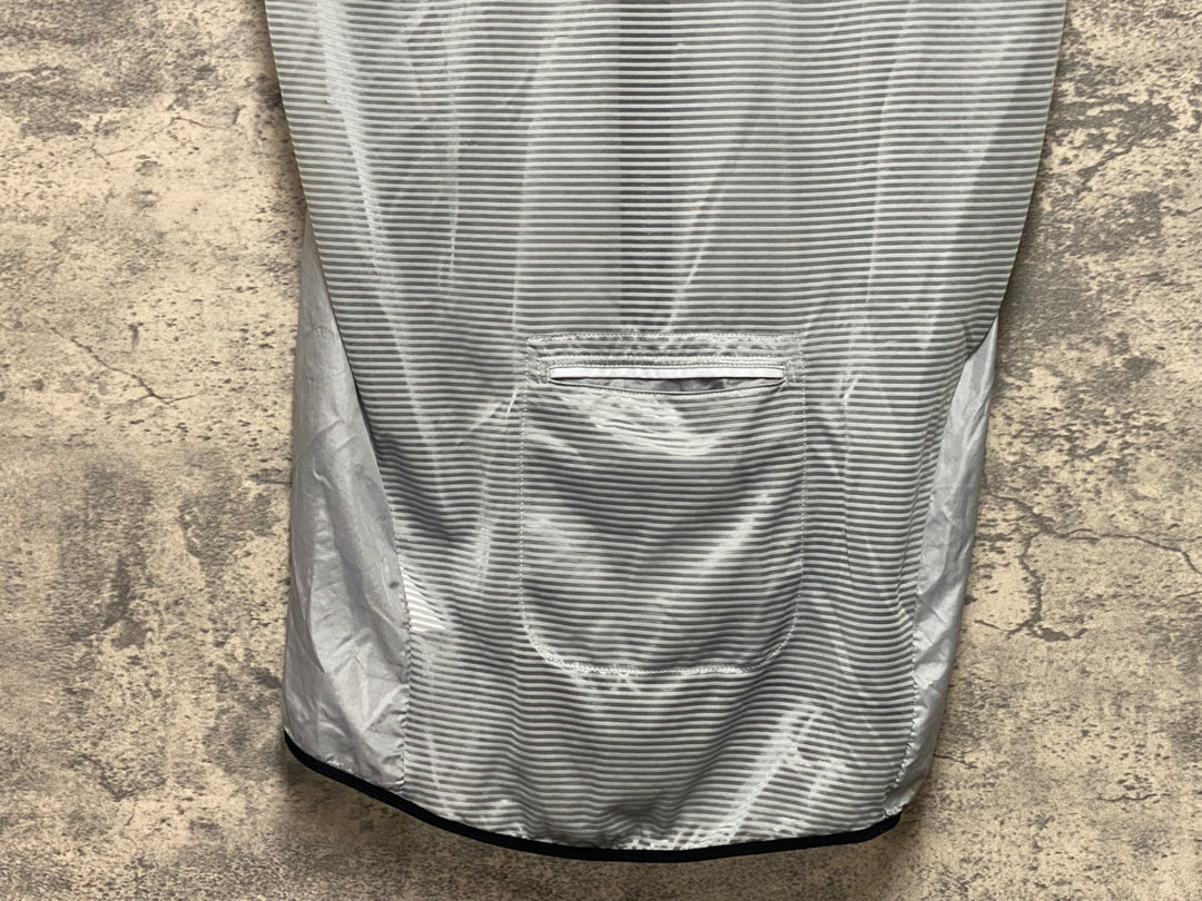 KP869 カステリ CASTELLI サイクルベスト ジレ グレー L