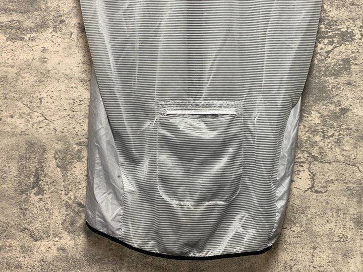 KP869 カステリ CASTELLI サイクルベスト ジレ グレー L