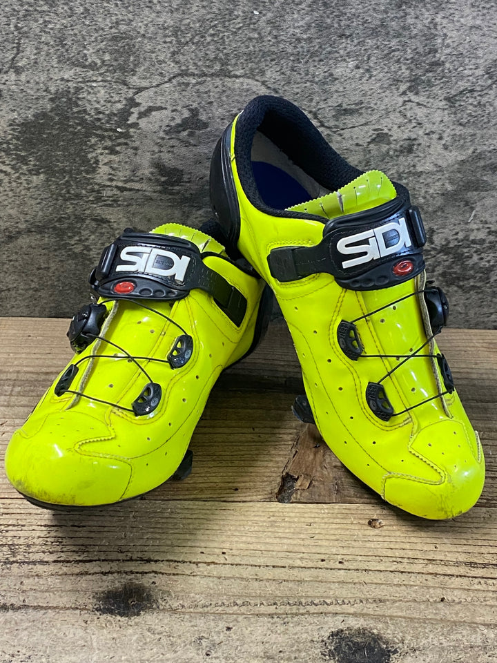 KF664 シディ SIDI カオス KAOS ビンディングシューズ 3穴 黄色 EU43