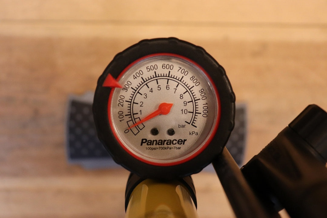 パナレーサー PANARACER BFP-04AGA フロアポンプ 空気入れ 米式/仏式対応 【芦屋店】