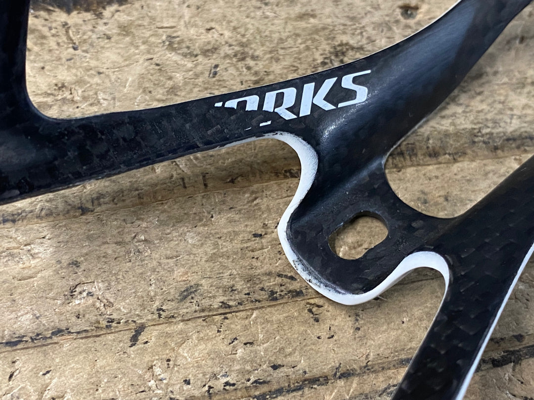 KF097 スペシャライズド SPECIALIZED Rib Cage II カーボン　ボトルケージ 白 2個セット
