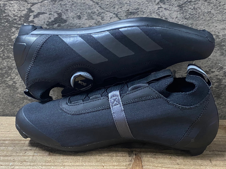KH842 アディダス adidas THE PARLEY ROAD SHOE BOA ビンディングシューズ 3穴 黒 EU40 2/3