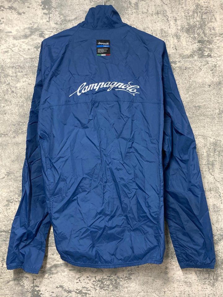JQ562 カンパニョーロ CAMPAGNOLO 長袖 ウィンドブレーカー 紺 XL