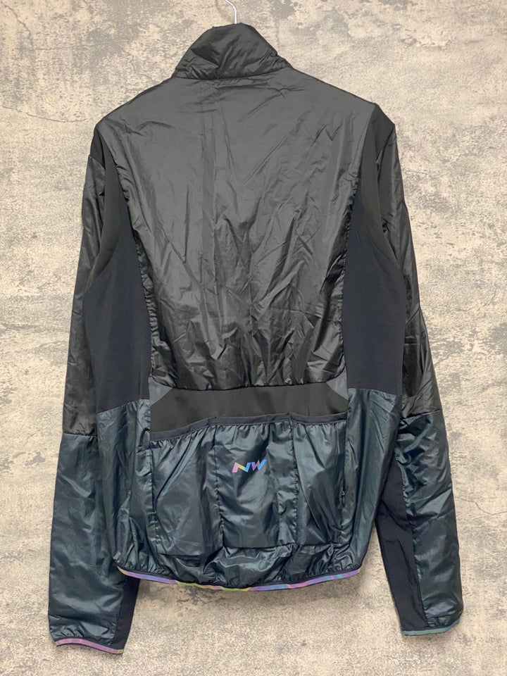 JU115 ノースウェーブ NORTHWAVE 長袖 サイクルジャケット 黒 L POLARTEC Alpha