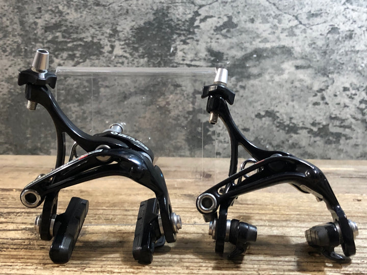 KI929 カンパニョーロ CAMPAGNOLO レコード RECORD BR11-RE ブレーキキャリパー 前後セット 黒