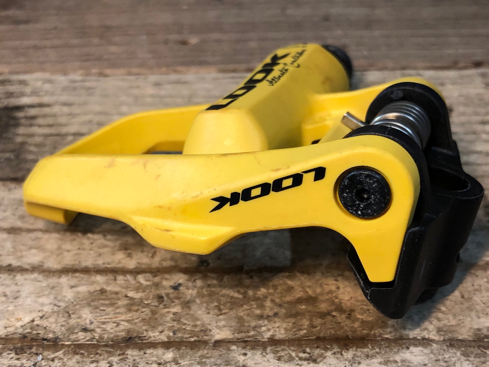 JS924 ルック LOOK KEO 2 MAX ビンディングペダル 黄 Alberto Contador