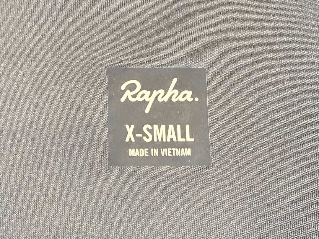 KK183 ラファ RAPHA PRO TEAM LONG SLEEVE TRAINING JERSEY 長袖 サイクルジャージ 黒紺 XS