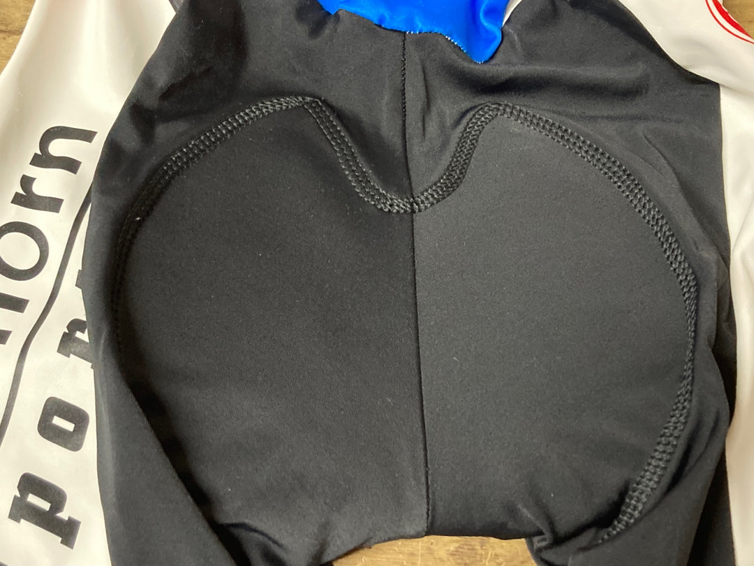 JT029 カステリ CASTELLI ビブショーツ 黒 白 M