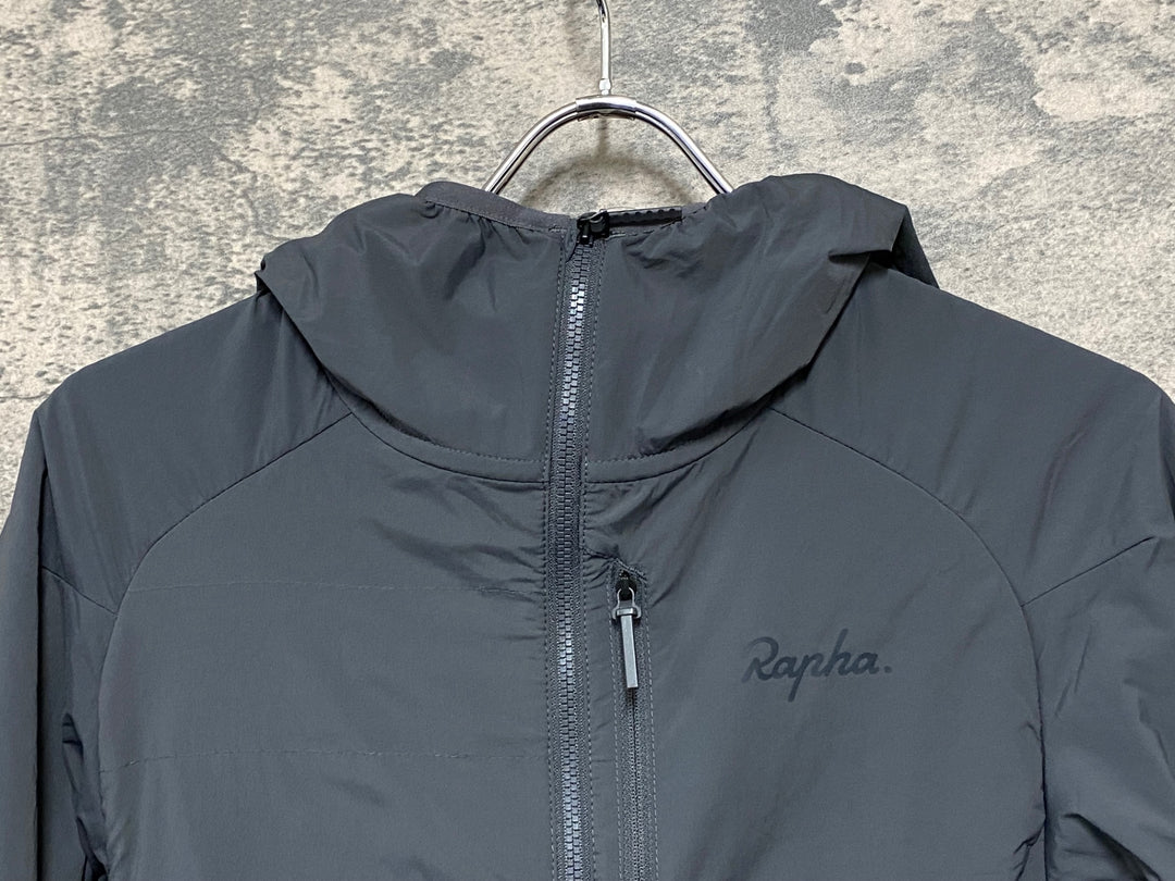 JG778 ラファ Rapha TRAIL INSULATED JACKET 長袖 サイクルジャケット グレー S 裏起毛