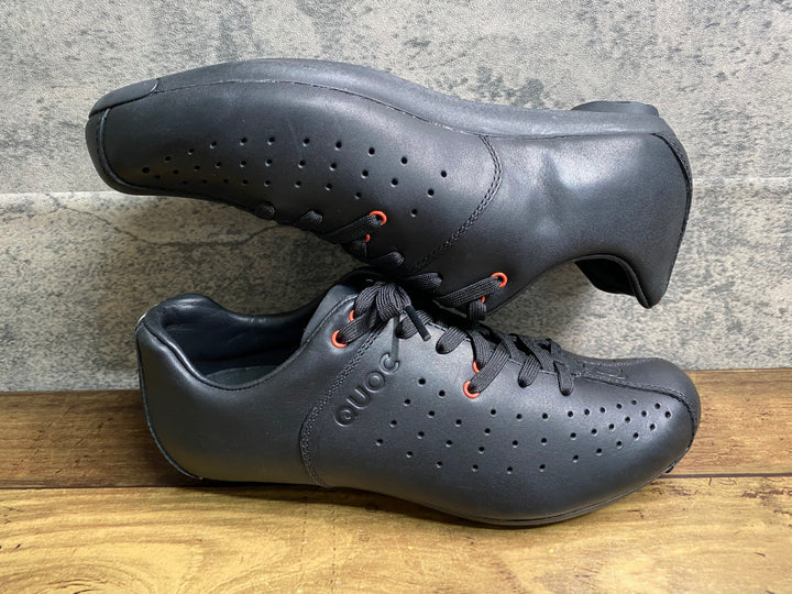 JE369 クオック QUOC NIGHT レザー ビンディングシューズ 黒 EU38.5 3穴