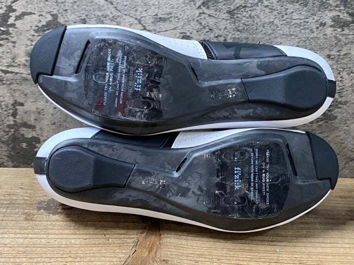 KI040 フィジーク fizik VENTO INFINITO CARBON ビンディングシューズ 3穴 白 EU41 1/2