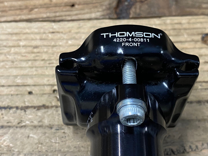 KQ607 トムソン THOMSON Masterpiece setback アルミ シートポスト 黒 330mm Φ27.2 オフセット16mm