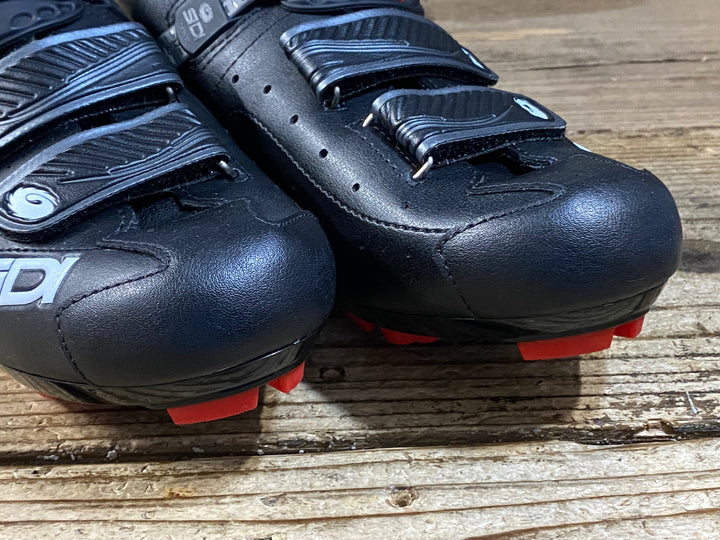 KG409 シディ SIDI TRACE MTB ビンディングシューズ 2穴 ブラック EU42 ※ペン字あり