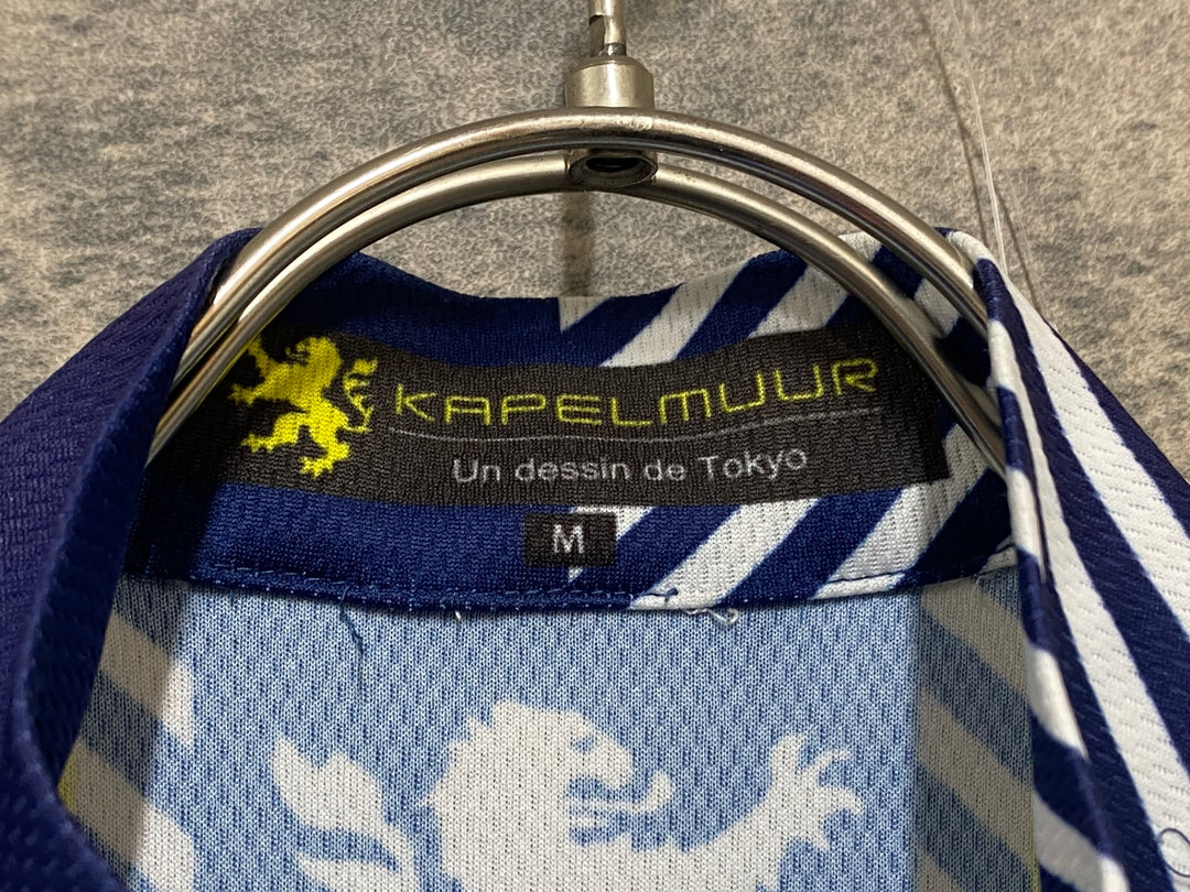KL678 カペルミュール KAPELMUUR 半袖 サイクルジャージ 白青 M