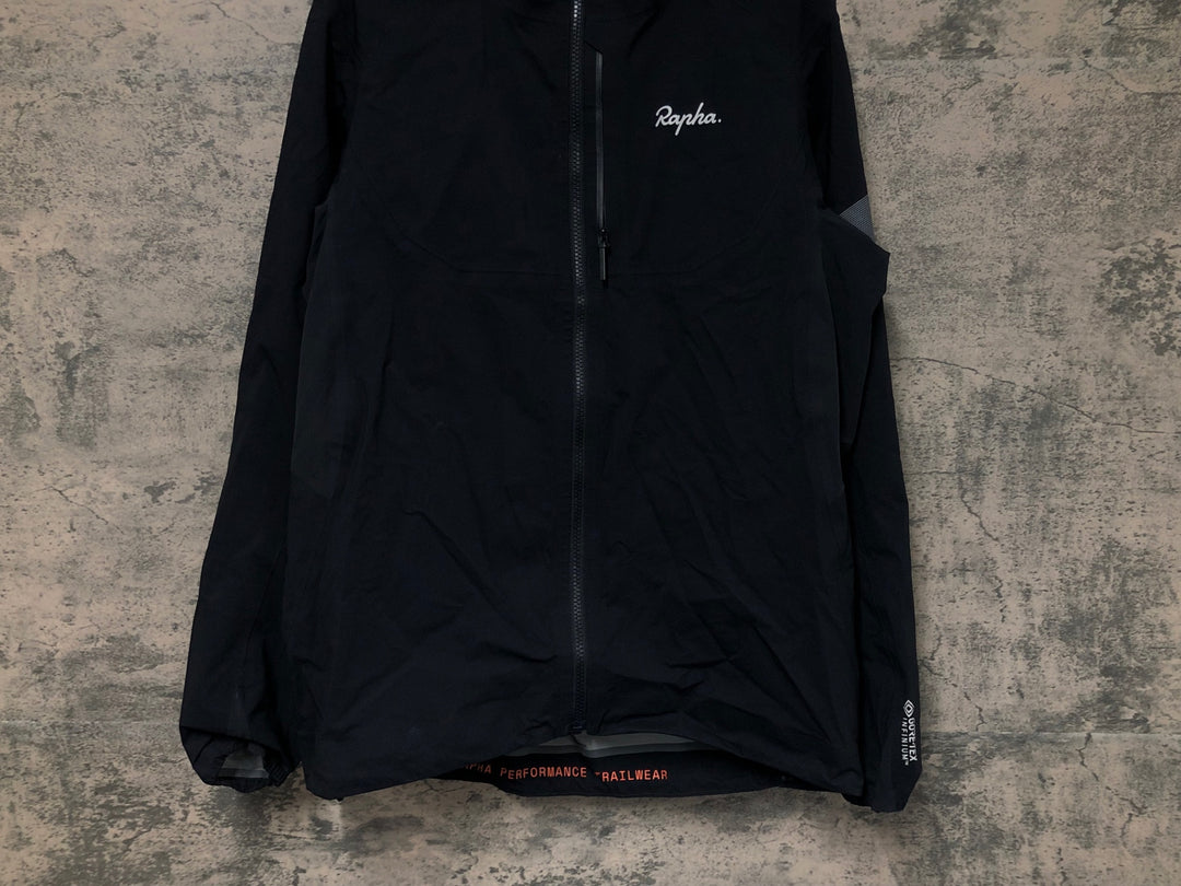 JU325 ラファ Rapha TRAIL GORE TEX INFINIUM JACKET 長袖 サイクルジャケット 黒 M