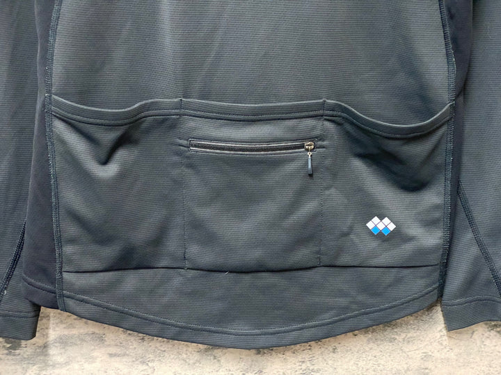 KN648 モンベル mont-bell 長袖 サイクルジャージ グレー L