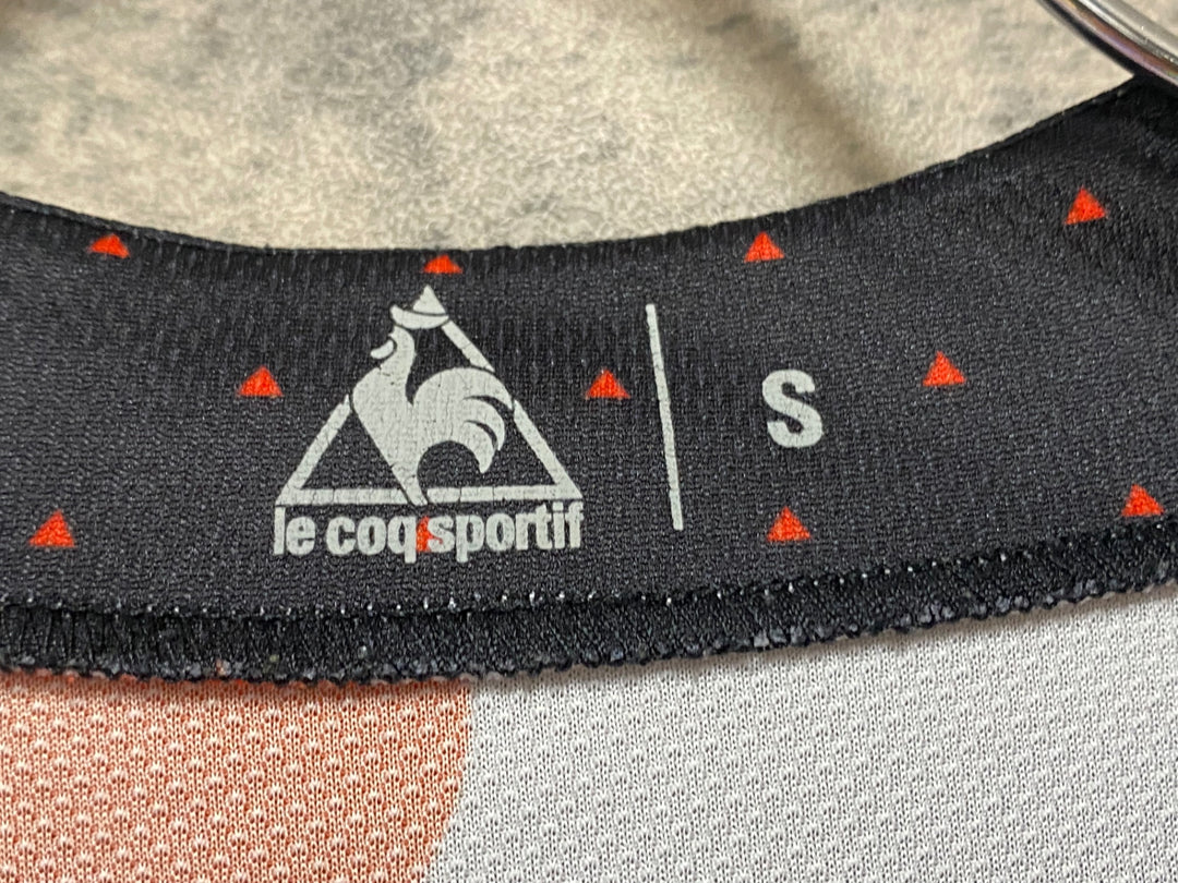 KB562 ルコックスポルティフ le coq sportif 半袖 サイクルジャージ 白赤 S