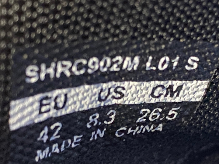 KE238 シマノ SHIMANO S-PHYRE RC9 SHRC902M L01 S ビンディングシューズ 3穴 BOA Li2 黒 EU42 ※ガリ傷