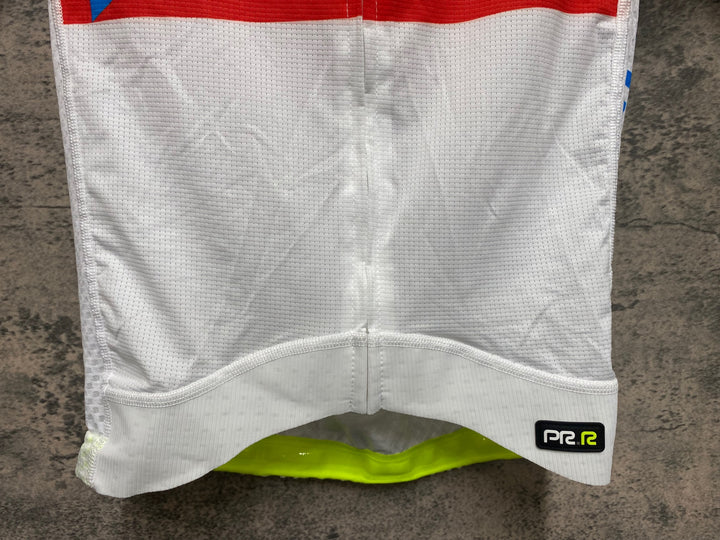 JS484 アレ ALE 半袖 サイクルジャージ 白 S movistar