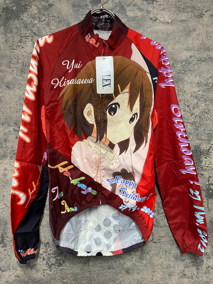 KD859 モノクローバー MONOCLOVER 長袖 ウィンドブレーカー バーガンディ S けいおん！平沢唯 Birthday ver.