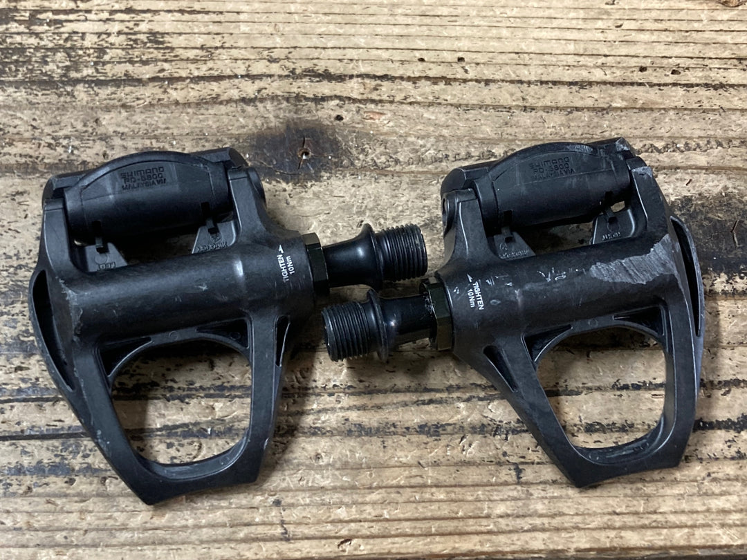 KB360 シマノ SHIMANO 105 PD-5800 ビンディングペダル SPD-SL ガリ傷あり