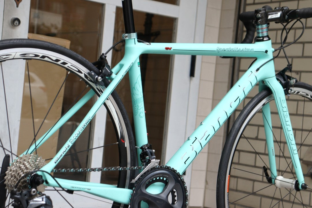 ビアンキ BIANCHI スペシャリッシマ SPECIALISSIMA 2018モデル 50サイズ シマノ アルテグラ R8000 MIX 11S カーボン ロードバイク 【横浜店】